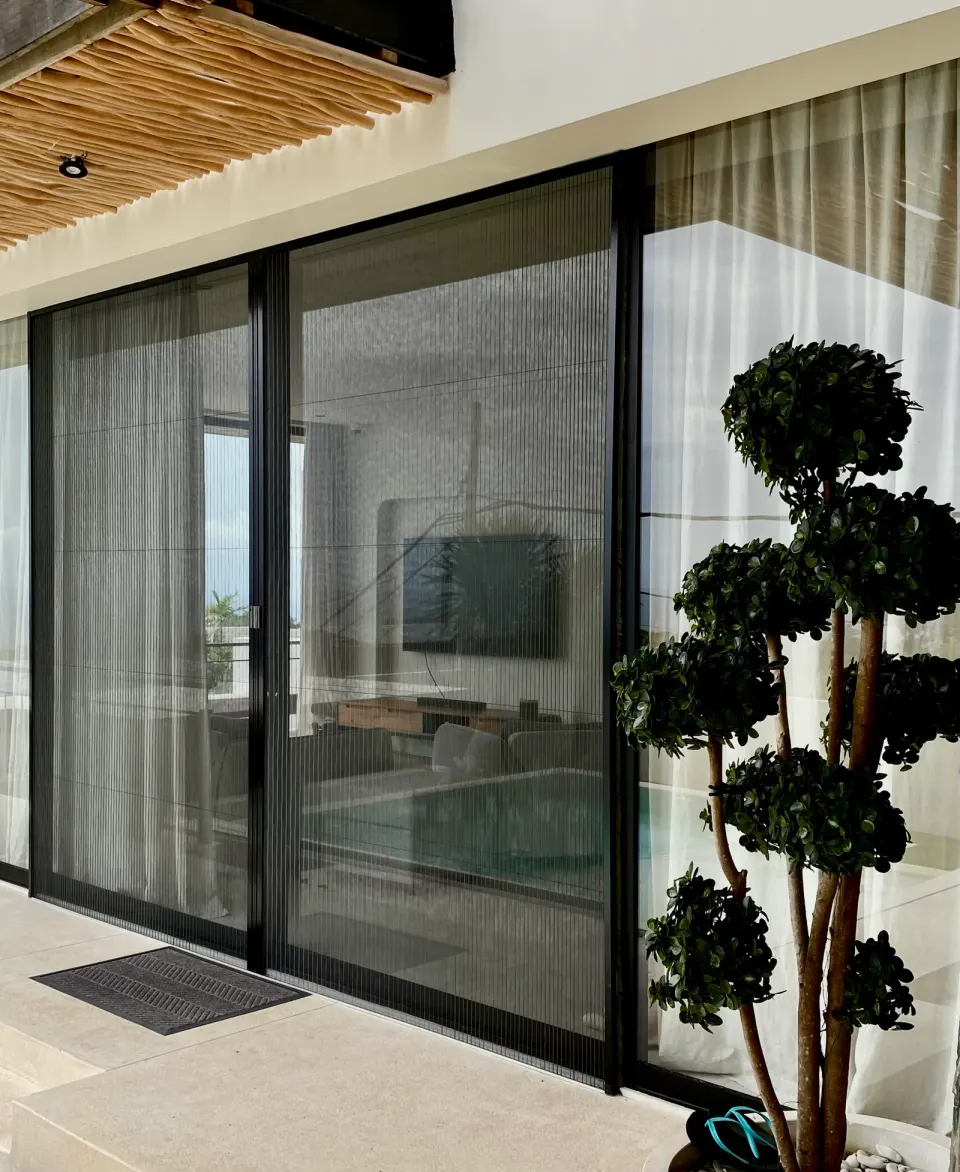 Kasa Nyamuk Plisse Pintu Balkon